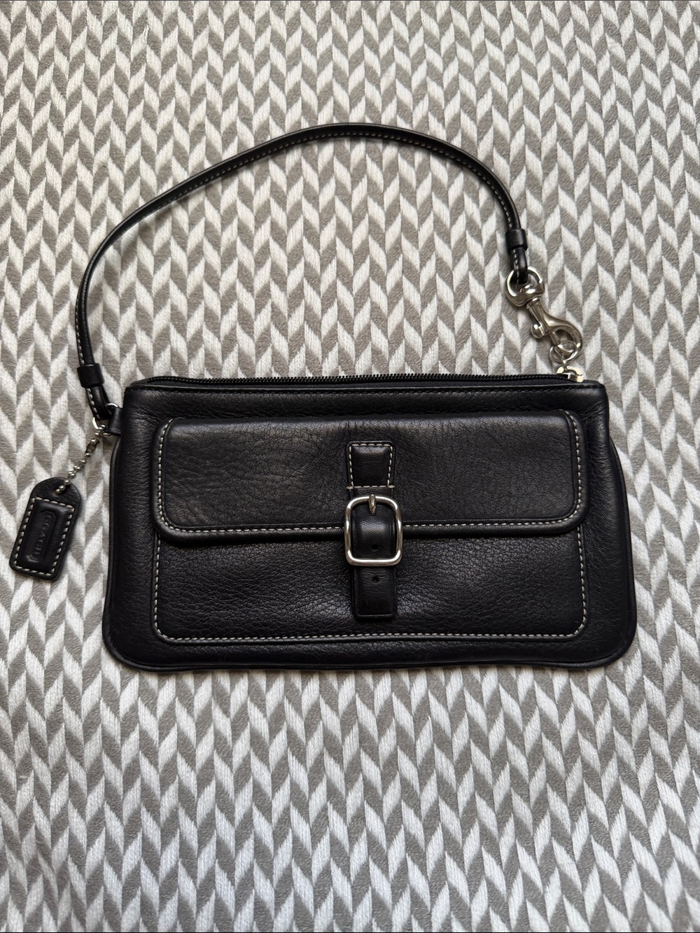 Coach Leather Wristlet